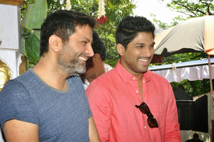 Allu Arjun And Trivikram Srinivas