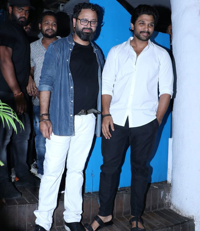 Allu Arjun at Batla House success party