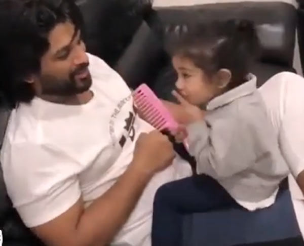 Allu Arjun Daughter Arhaa Fasak Dialogue