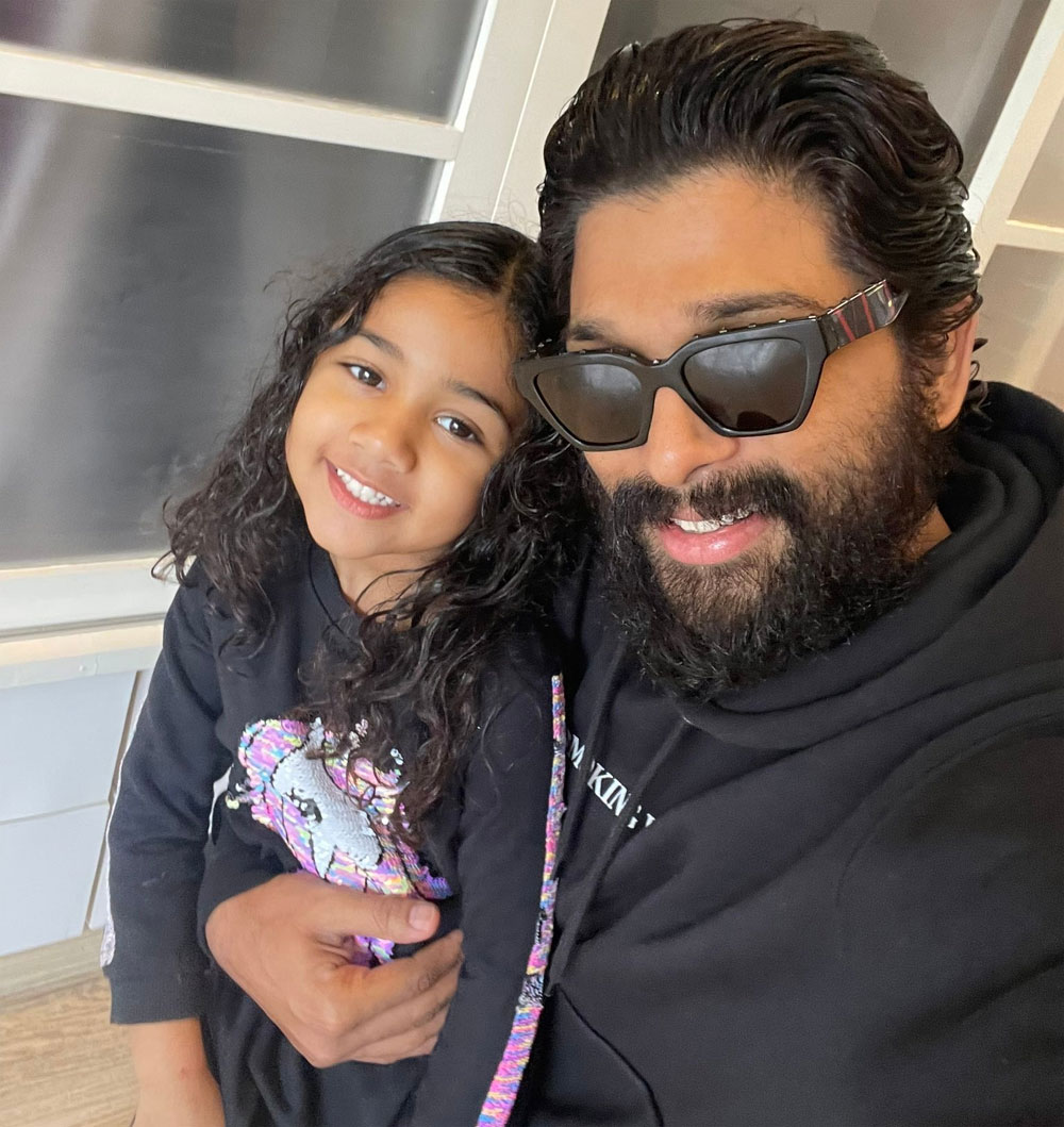 Allu Arjun delights his daughter Arha