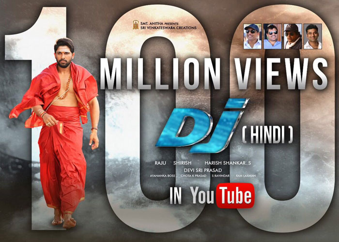 Allu Arjun's DJ Crosses 100 Million Views