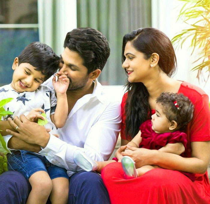 Allu Arjun's Family Pic