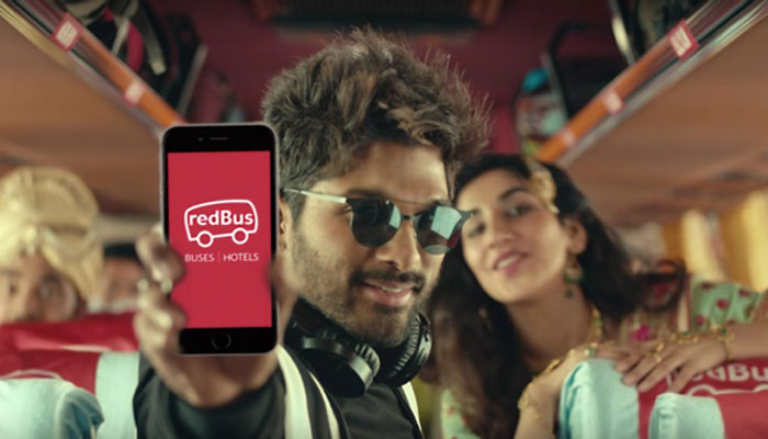 Allu Arjun in Redbus Ad