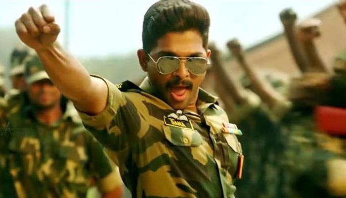 Allu Arjun Military Dress in Sarrainodu To Be Used As It Is In Naa Peru Surya