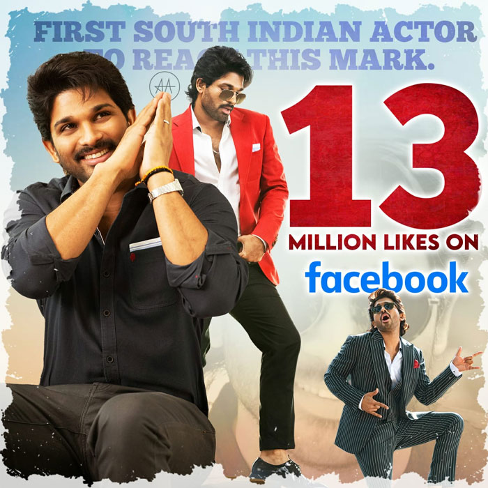 Allu Arjun Most Liked South Star