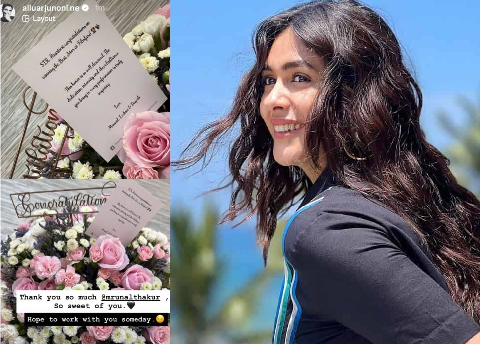 Allu Arjun-Mrunal Thakur