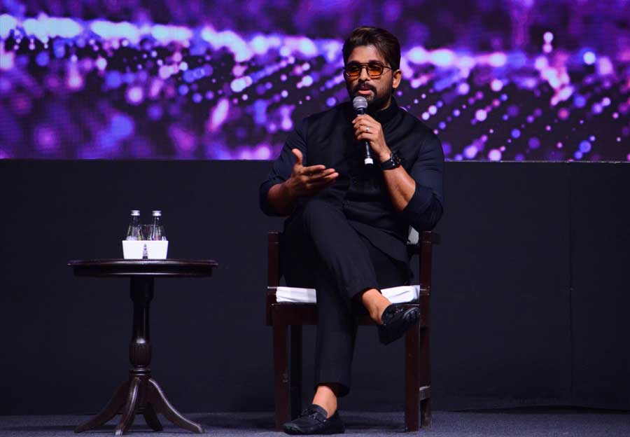 Allu Arjun on Mega Star