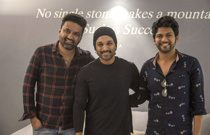 Allu Arjun Praises Agent Sai Srinivasa Atreya