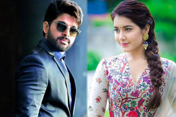 Allu Arjun Raashi Khanna