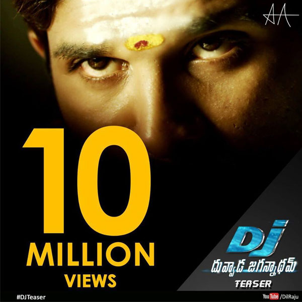 Allu Arjun Thanked Fans for DJ Teaser Hits