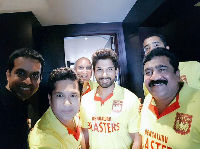 Allu Arjun Ties up with Tendulkar