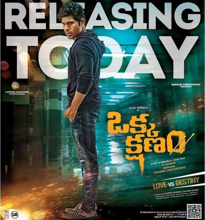 Allu Sirish's Okka Kshanam Receives Praises