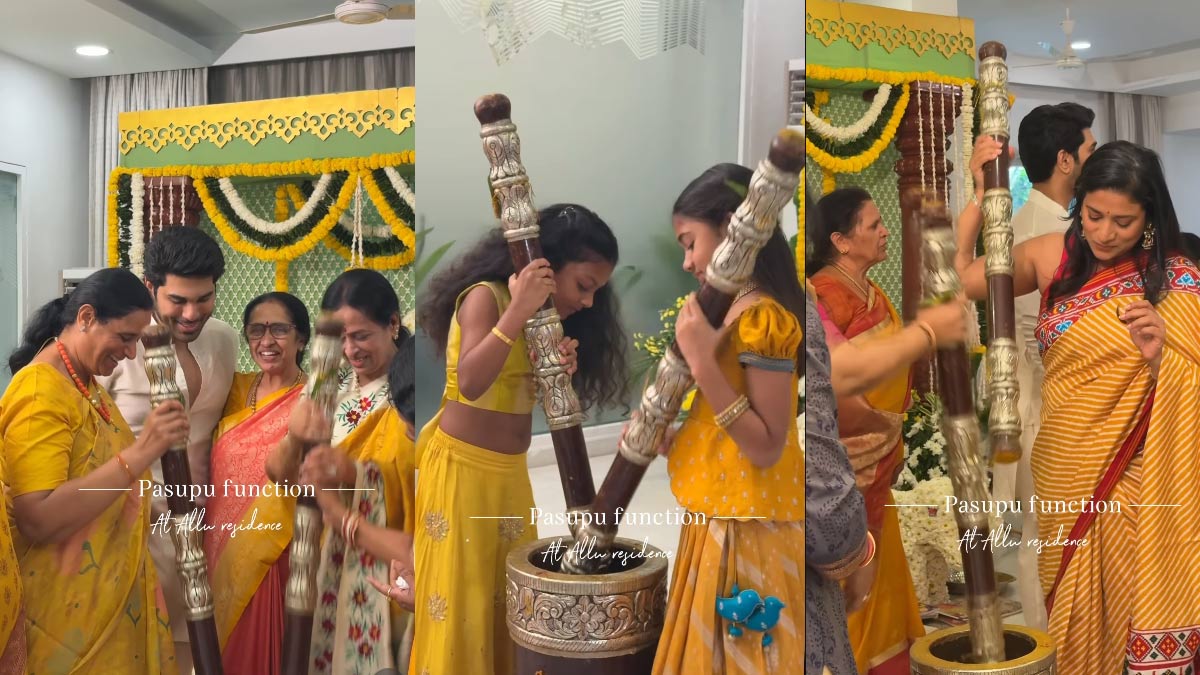 Allu Sirish pre wedding celebrations kickstarts