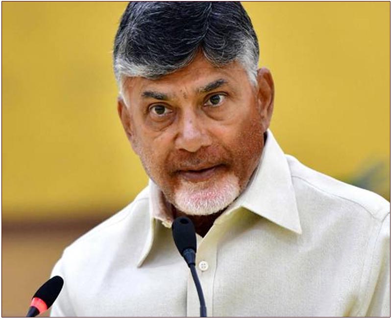 Amaravathi farmers gave shock to Chandrababu