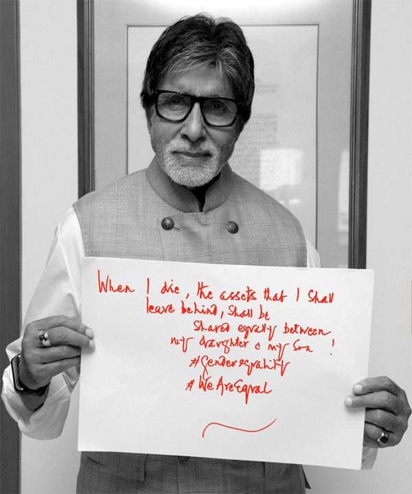 Amitabh Bachchan Statement On Gender Equality