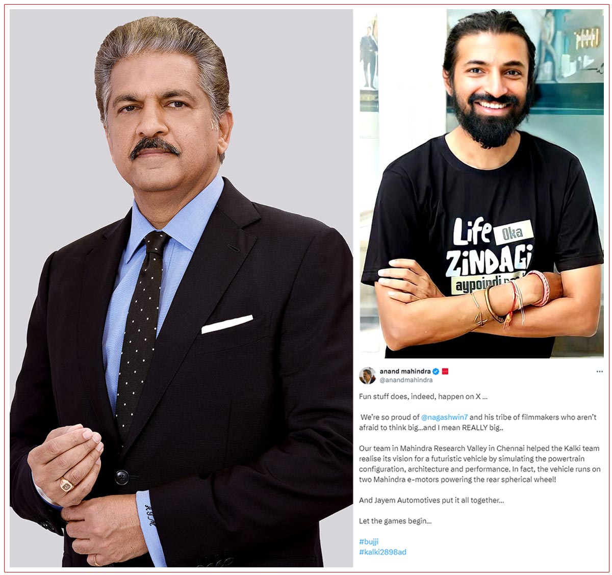 Anand Mahindra Praises Nag Ashwin And Kalki Team