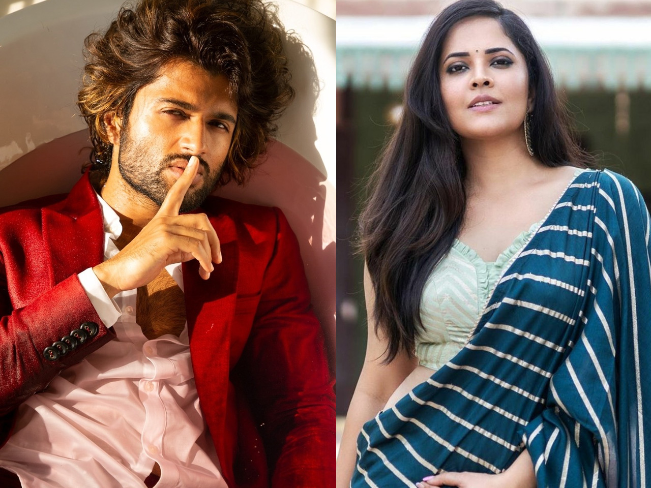 Anasuya targets Vijay Devarakonda