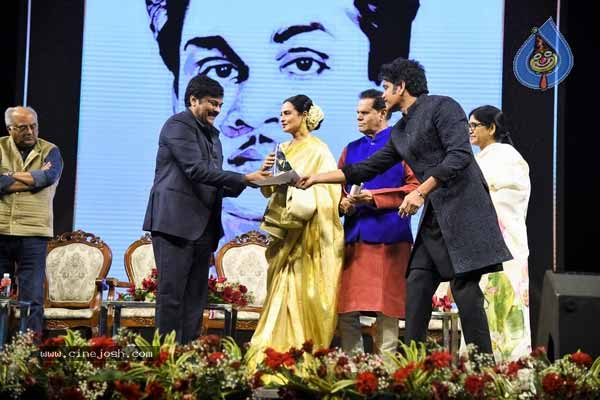 ANR Awards: Chiranjeevi Comments On Rekha