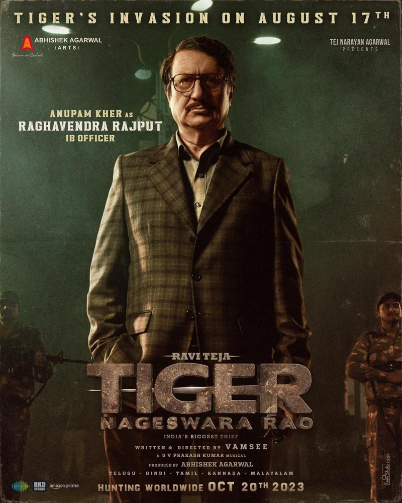 Anupam Kher is playing the role of an IB officer in TNR