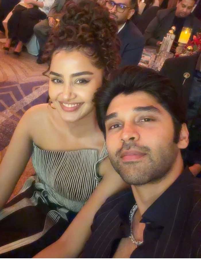 Anupama Parameswaran and Dhruv Vikram Selfie 