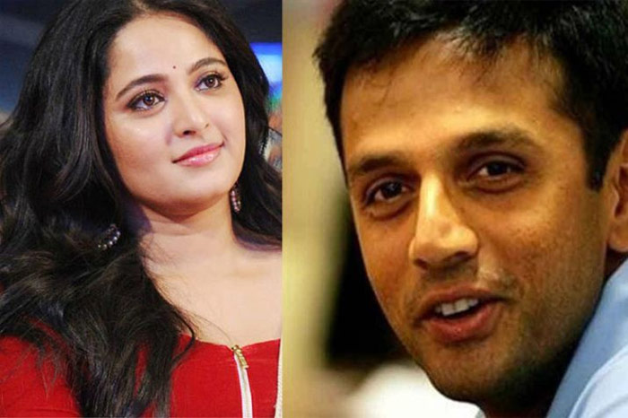 Anushka and Rahul Dravid