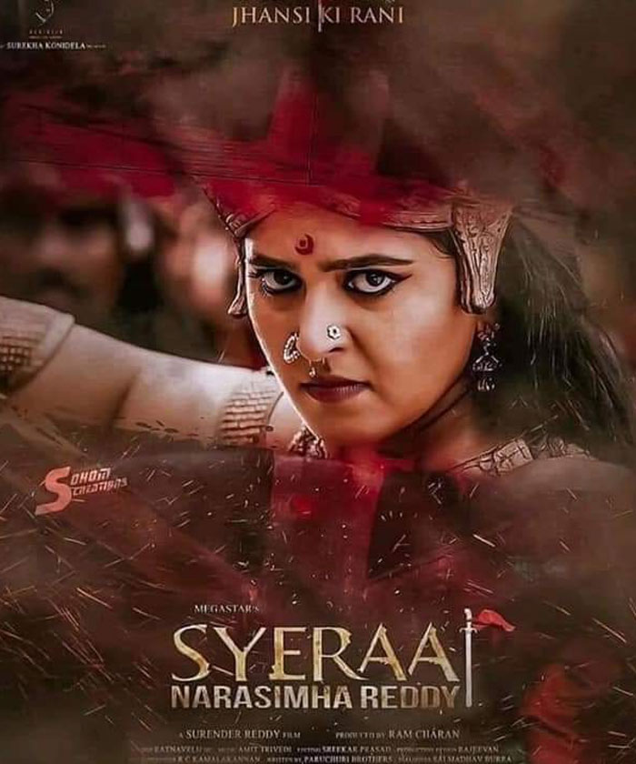 Anushka's Jhansi Lakshmi Bai Look in Sye Raa