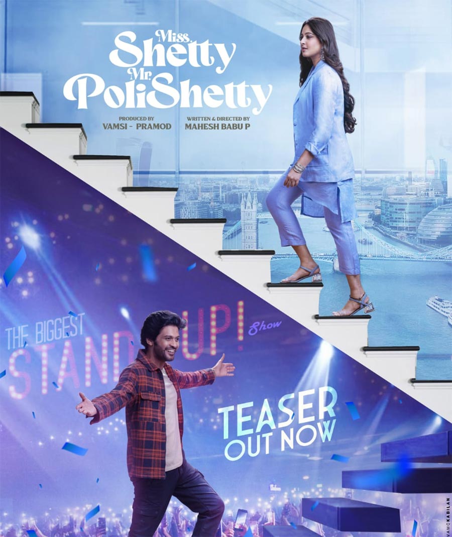 Anushka - Naveen Polishetty  Miss Shetty Mr Polishetty Refreshing Teaser Is Out