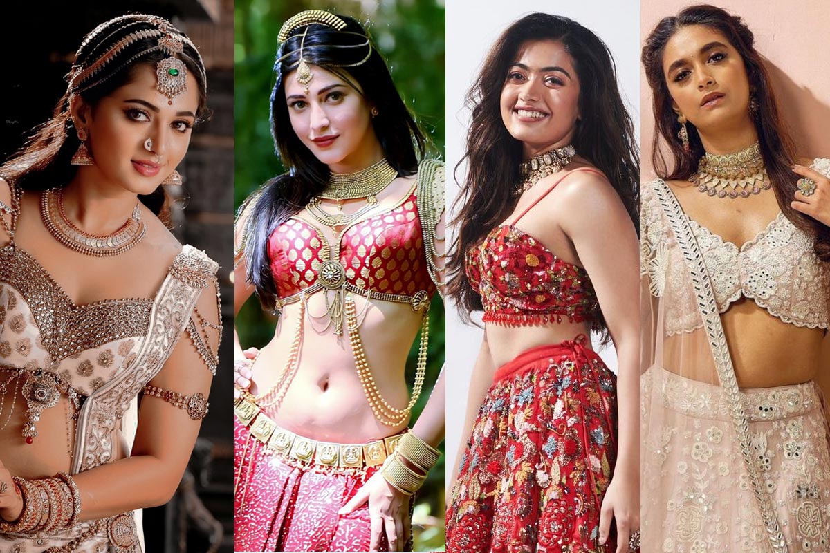 Anushka Shetty-Shruti Haasan-Rashmika Mandanna-Keerhi Suresh