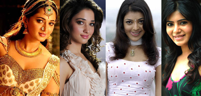 Anushka, Tamanna, Kajal Agarwal and Samantha