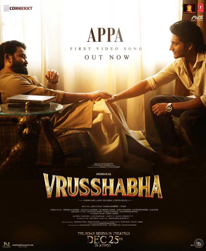 Appa song from Vrusshabha