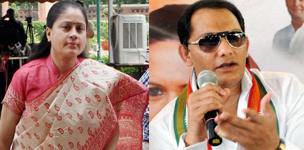 Azharuddin, Vijayashanti in TPCC chief race