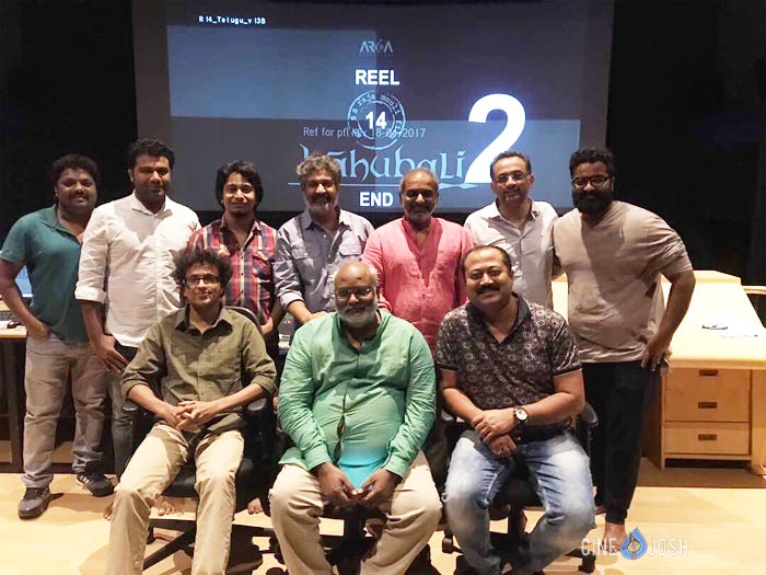 Baahubali 2 IMAX Copy - Rajamouli, Keeravani and Others