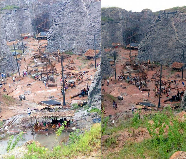 Baahubali 2's on Location Pics Leaked