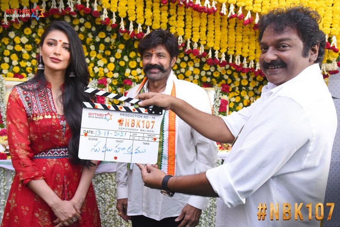 Balakrishna-Gopichand Malineni's project launched in style