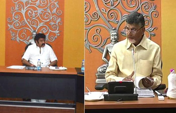 Balakrishna in CM's Chair