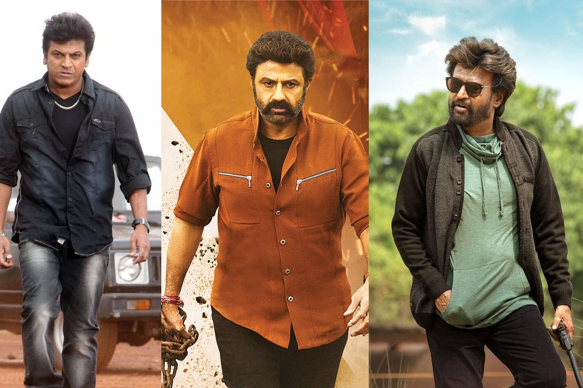 Balakrishna, Rajinikanth, and Shiva Rajkumar in a multi starrer