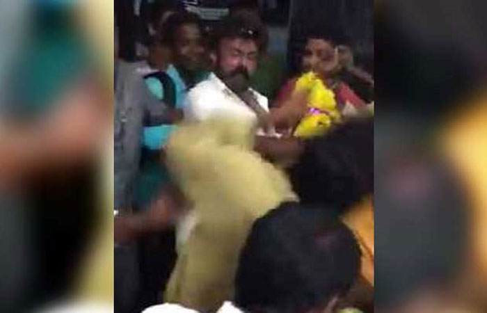 Balakrishna Slapped His Fan Again