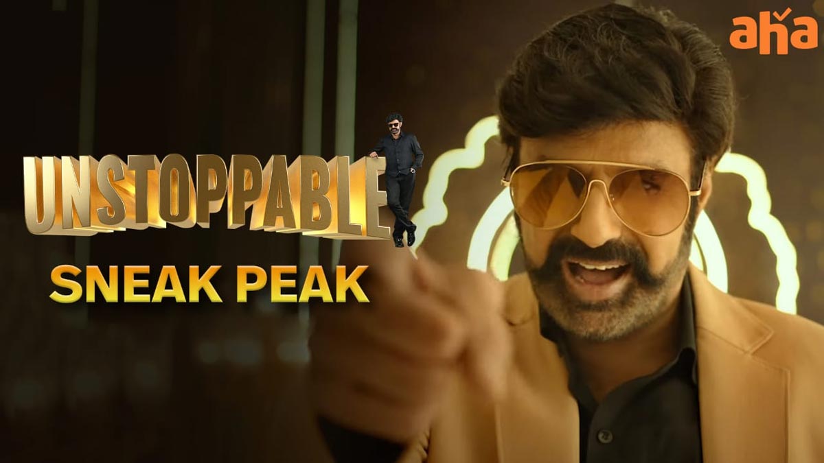 Balakrishna's Unstoppable Sneak Peak out