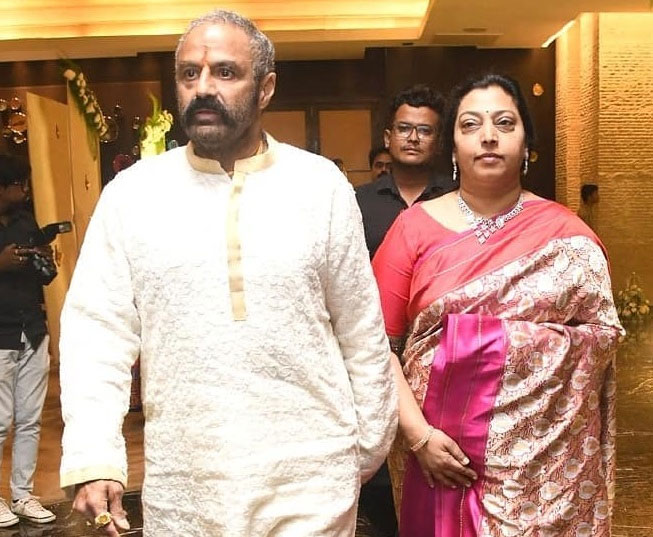 Balakrishna's wife force him to promise before going out to watch films