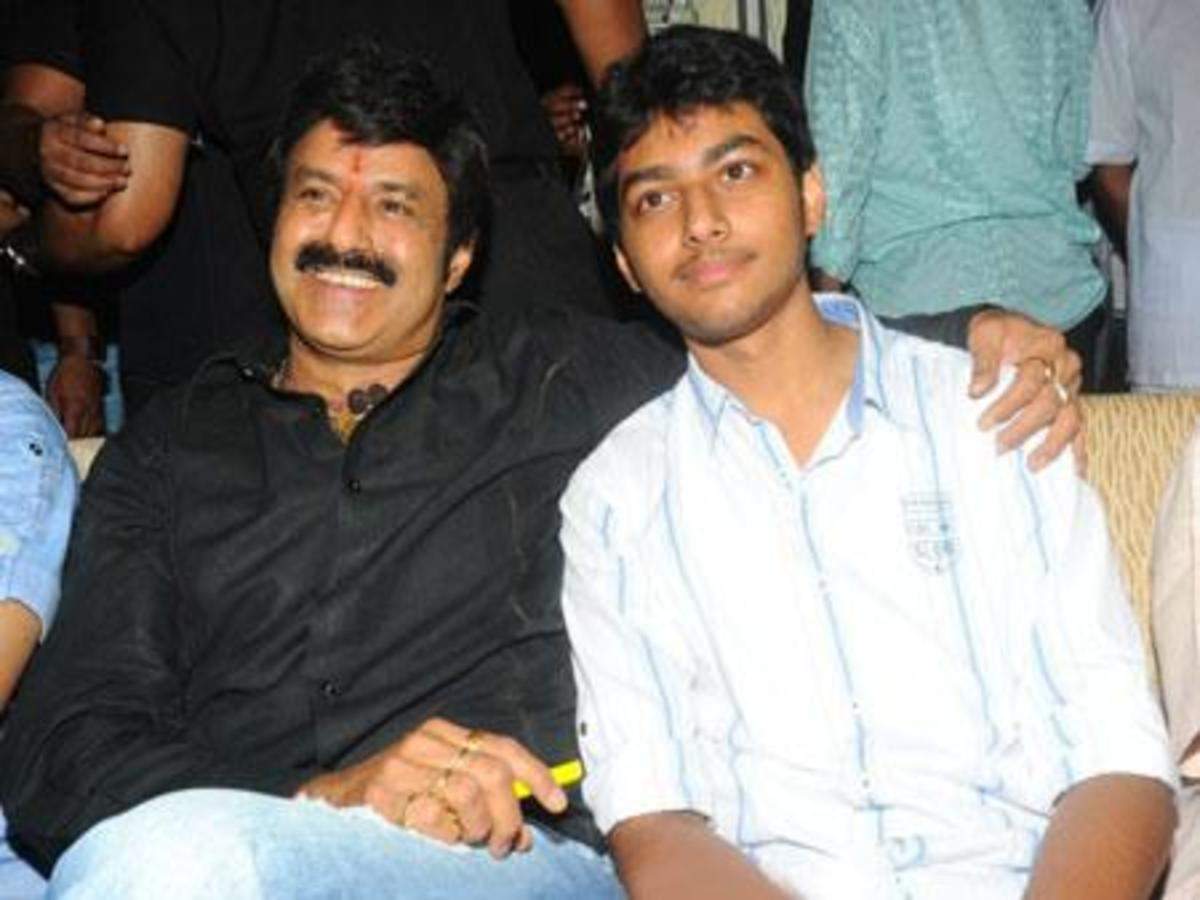 Balakrishna with Mokshagna