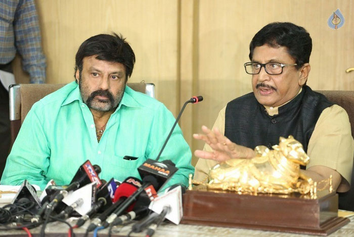 Balakrishna with Murali Mohan