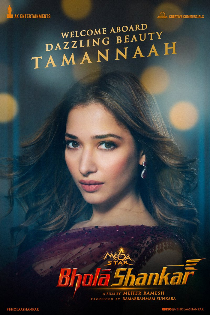 Bhola Shankar welcomes Tamannaah on board