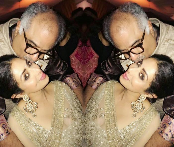 Boney Kapoor, Sridevi Kissing Pic