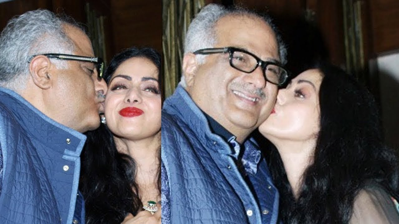 Boney Kapoor with Sridevi