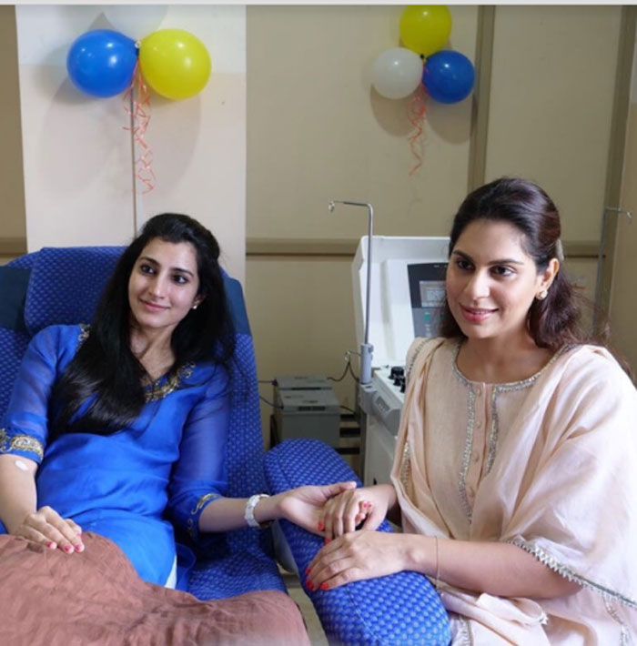 Brahmani and  Upasana  Blood Donation