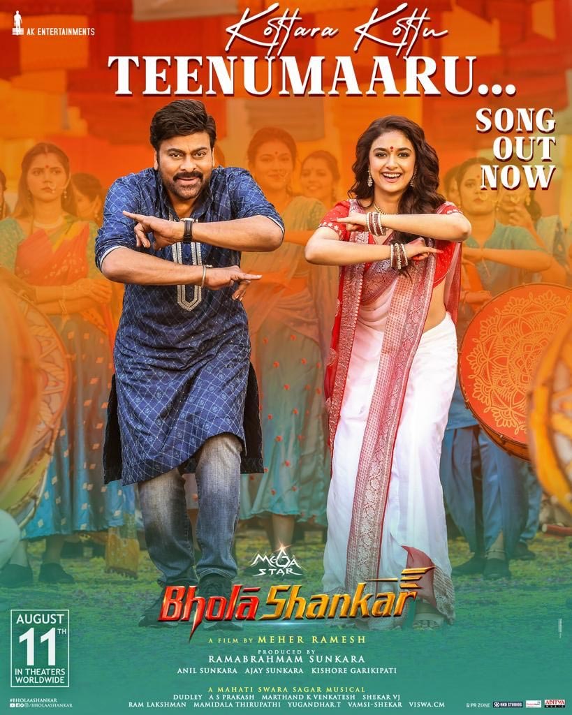 Celebratory Teenmaar Song From Bholaa Shankar Is Out