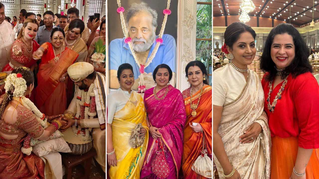 Celebrities grace MP Sumalatha son wedding