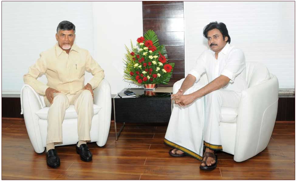 Chandra Babu calculated approach towards Pawan Kalyan