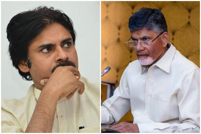 Chandra Babu with Pawan