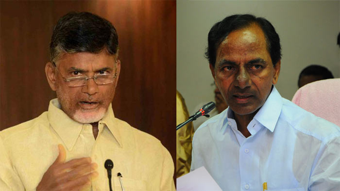 Chandrababu Naidu and K Chandrasekhar Rao